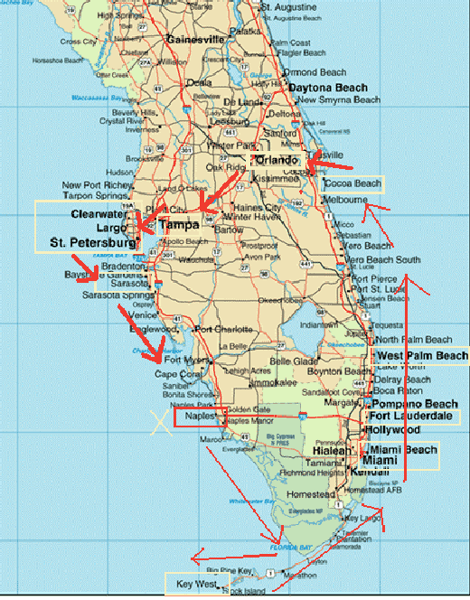 Road Map Naples Fl Where Is Naples Florida Map Thumb 