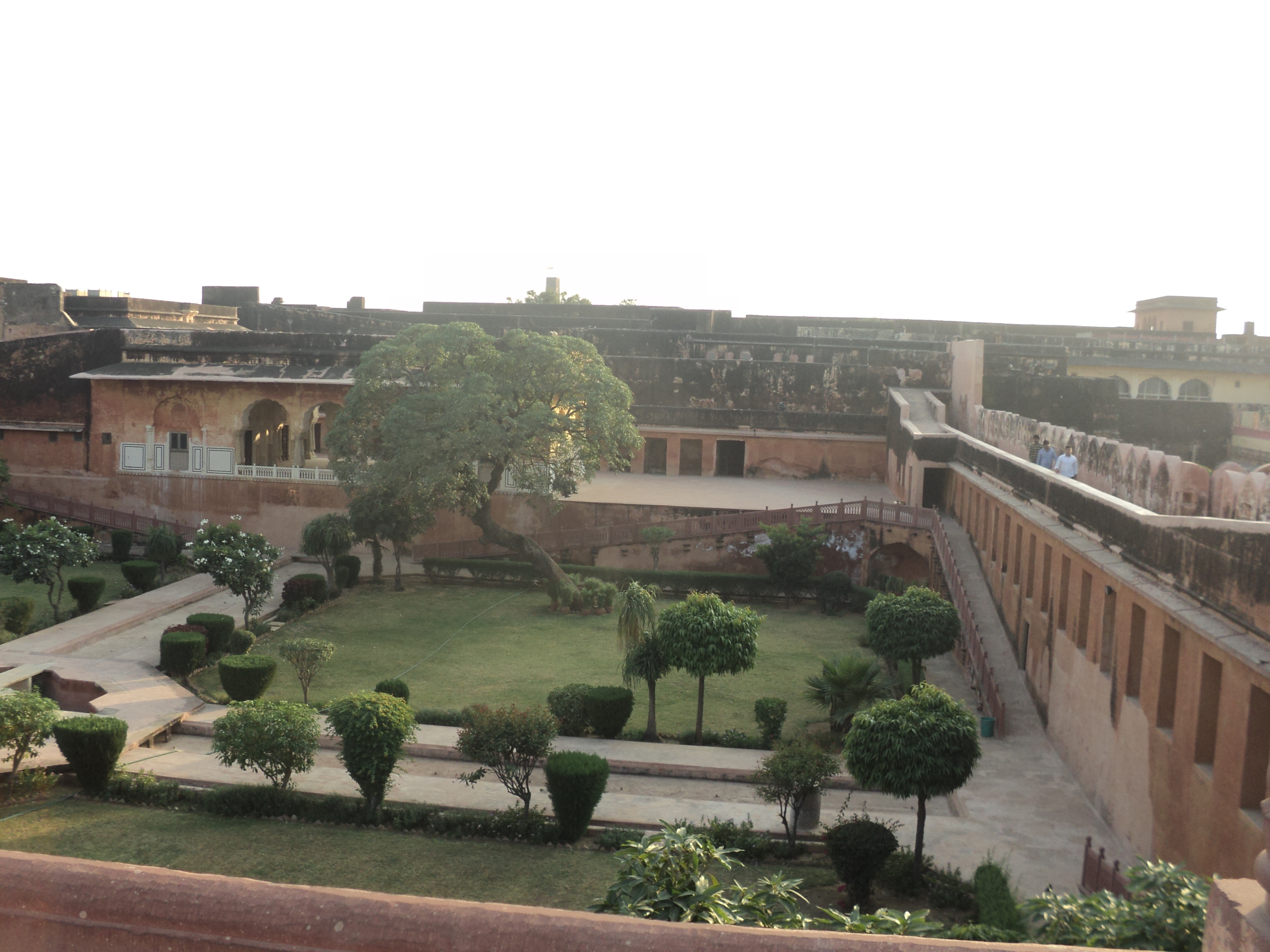 One of the gardens at Jaigarh Fort