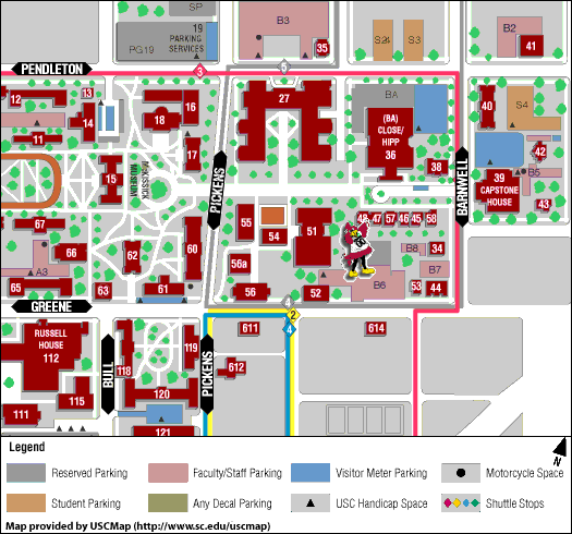 Usc Campus Map Oira Map 