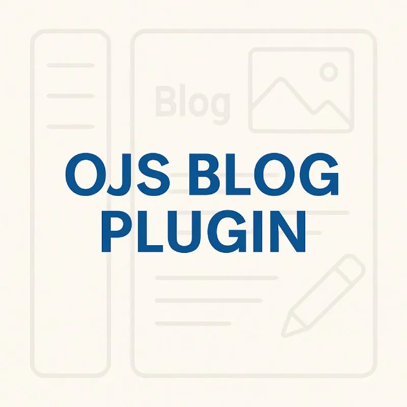 Blog Pro Eklentisi – OJS 3.3+