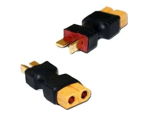 Adaptateur Connecteur XT60 Mâle Vers Dean (T Plug) Femelle - Amass
