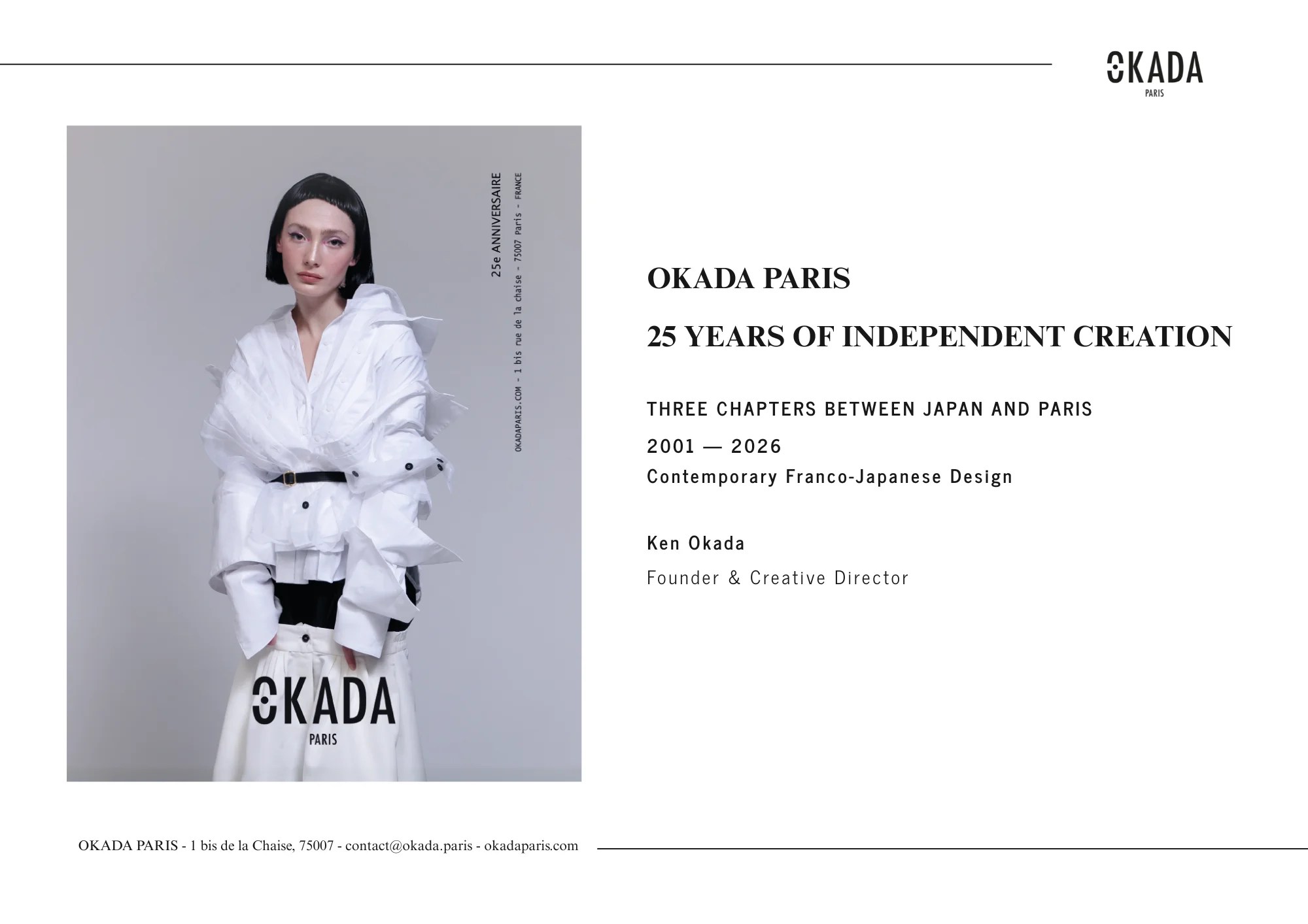 PRESS KIT — 25 YEARS OF OKADA PARIS