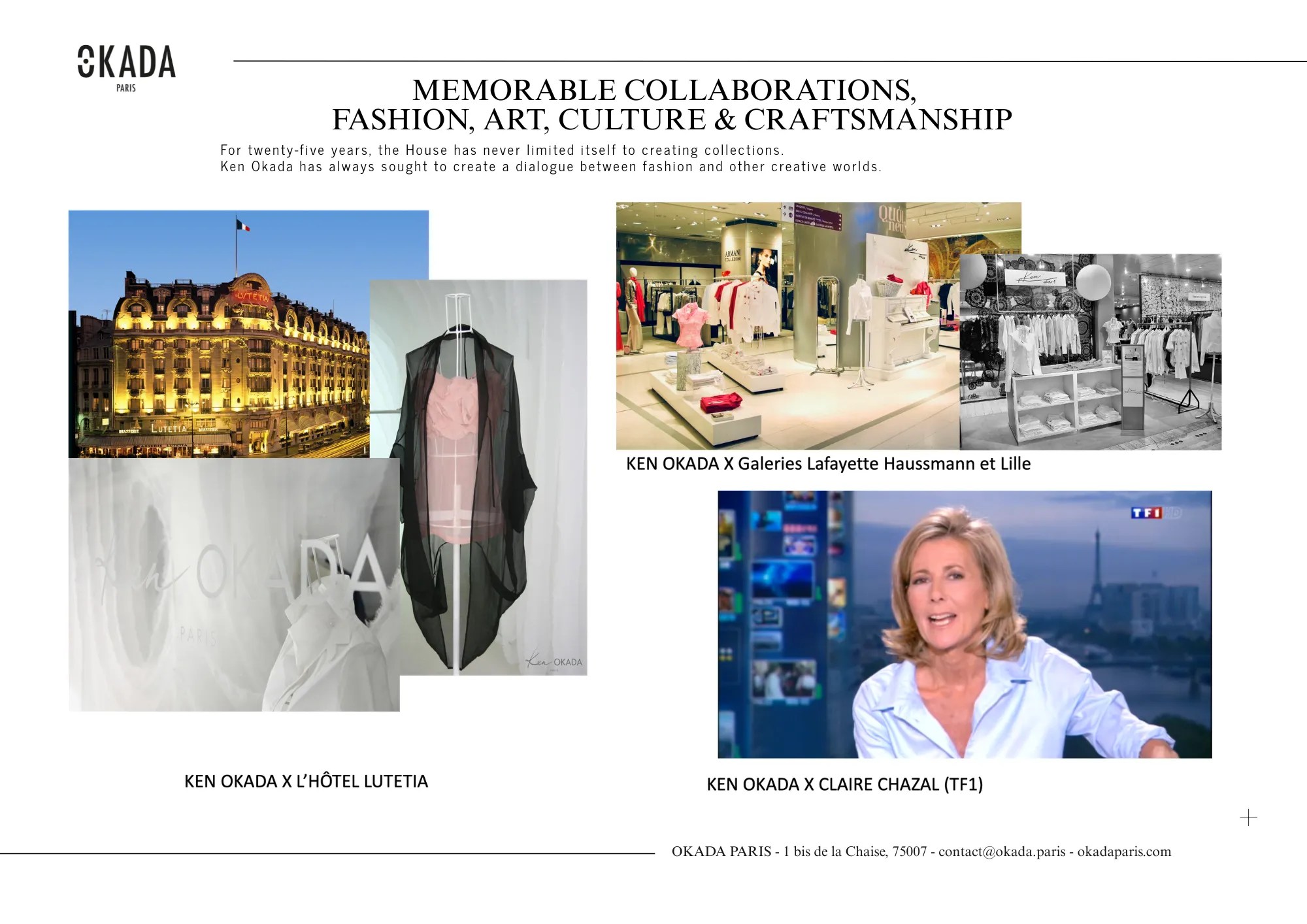 PRESS KIT — 25 YEARS OF OKADA PARIS