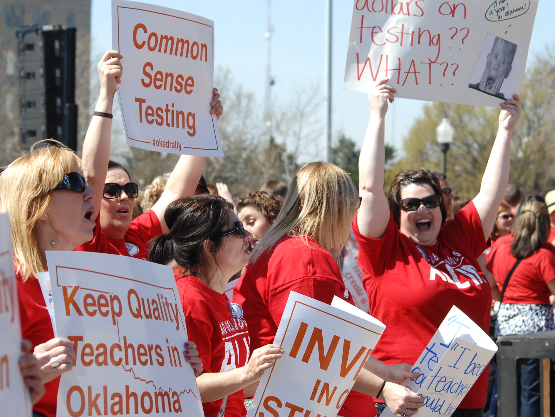 Co. Education Rally Images From Monday's Education Rally - Oklahoma Watch