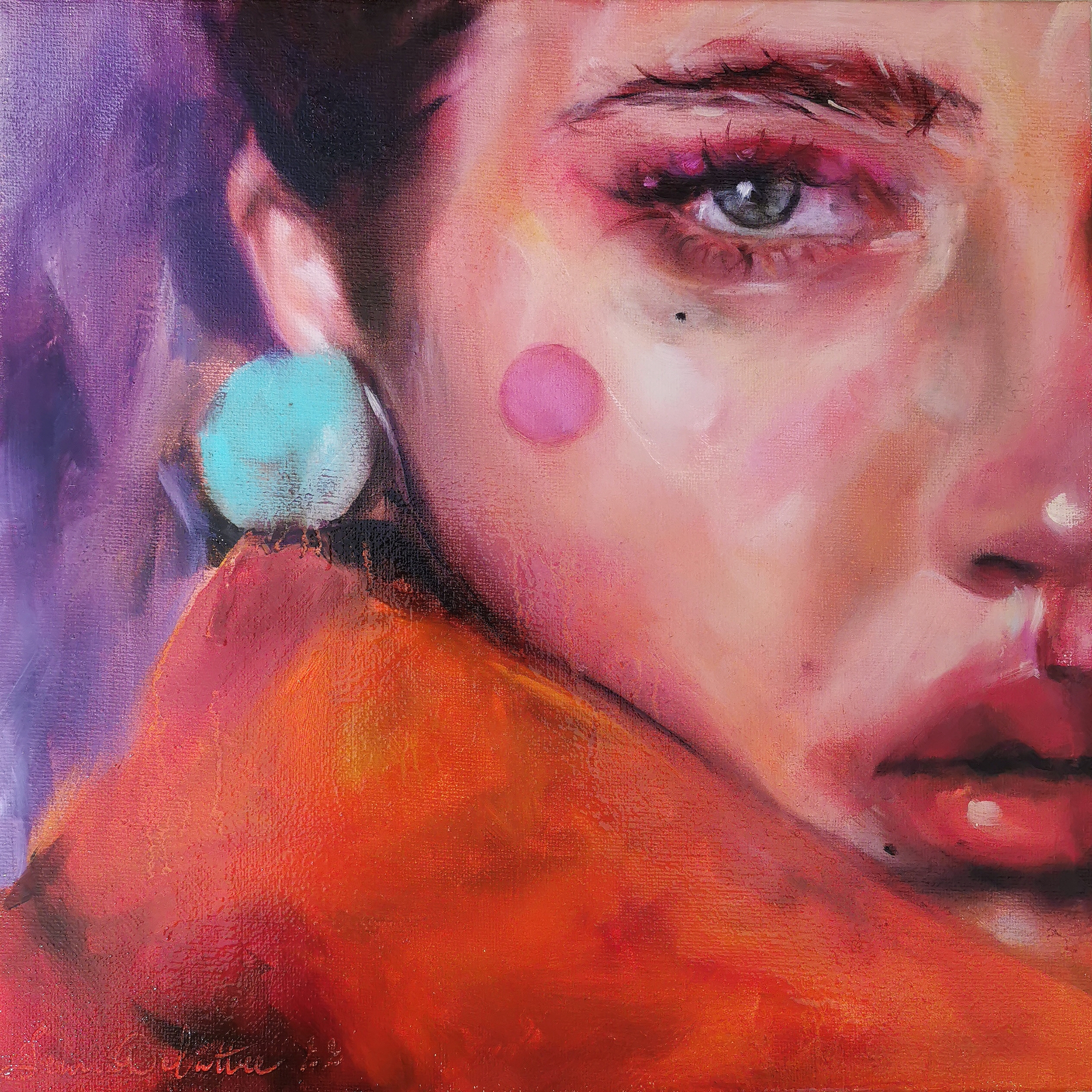 人物画　絵画　 「la chanteuse」 Q&A: NYFW Illustrator Zhenya Z | SHOWstudio