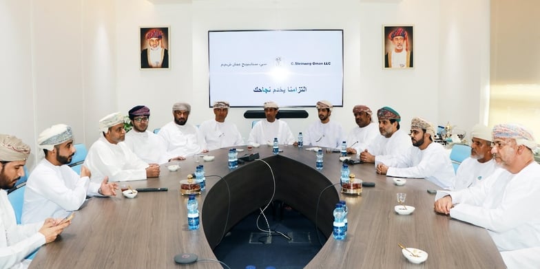 وفد رجال الأعمال بمحافظة الوسطى يبحث فرص التعاون والاستثمار في شمال الباطنة