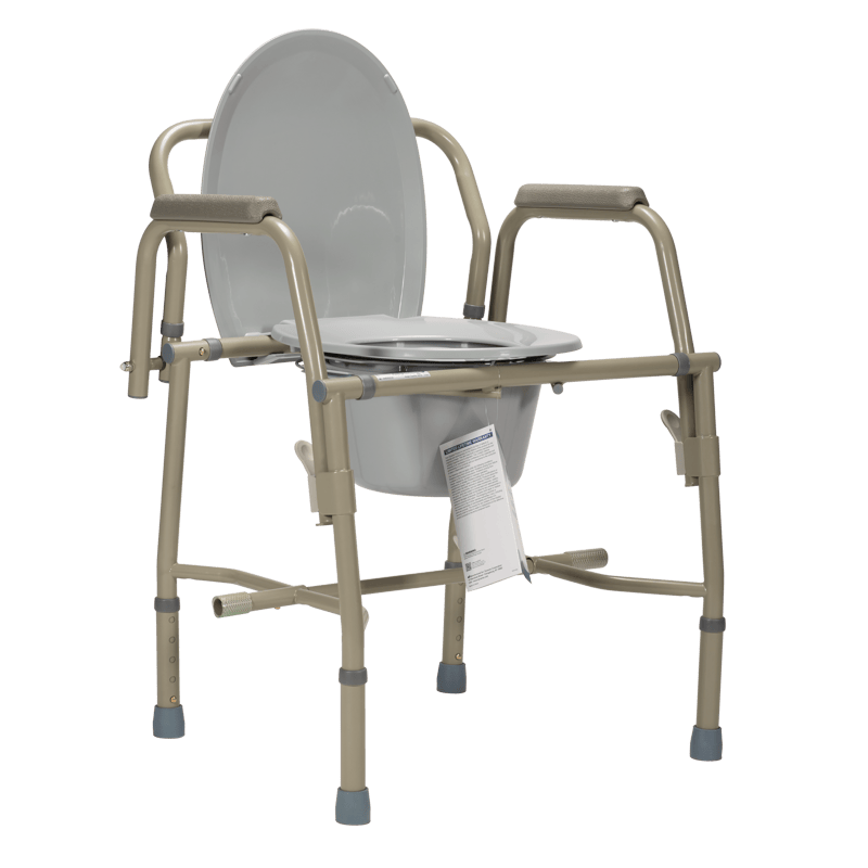 Dynarex Drop-Arm Commode