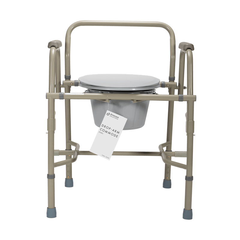 Dynarex Drop-Arm Commode