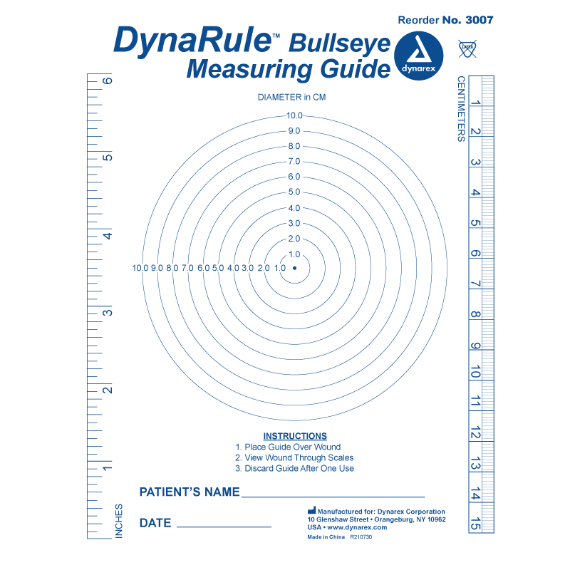 Dynarex DynaRule Bullseye Measuring Guide