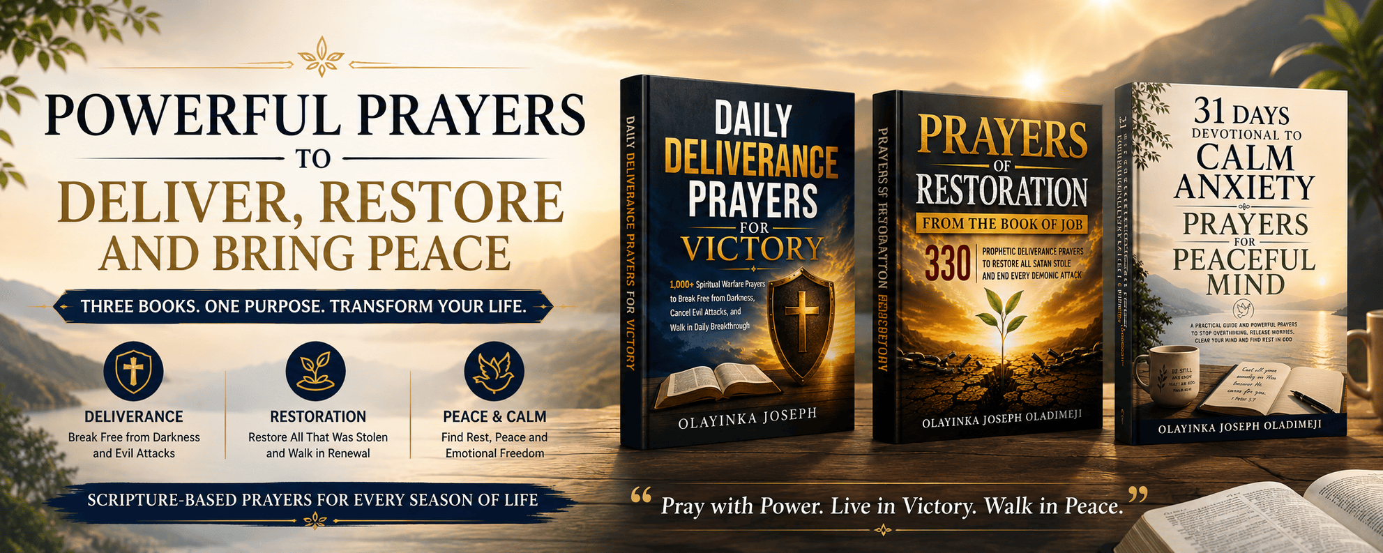 peace, victory, deliverance prayers