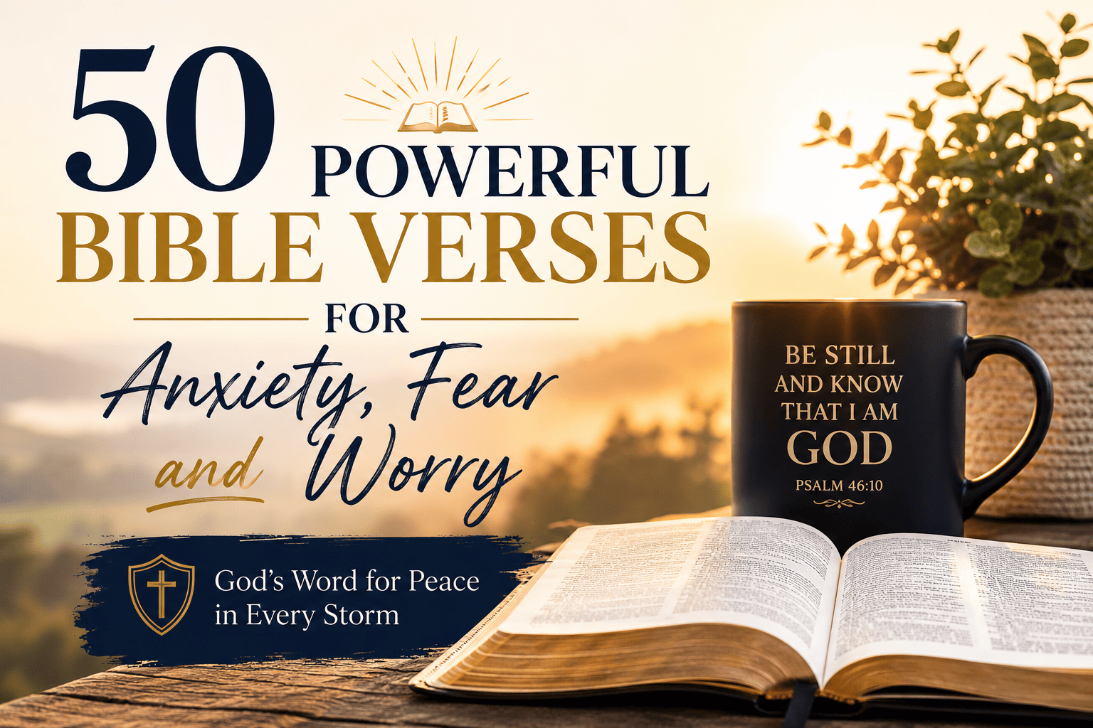50 Powerful Bible Verses for Anxiety, Fear and Worry