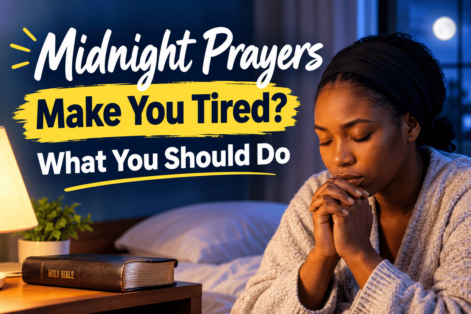 What to Do When Midnight Prayers Make You Feel Tired Instead of Energized