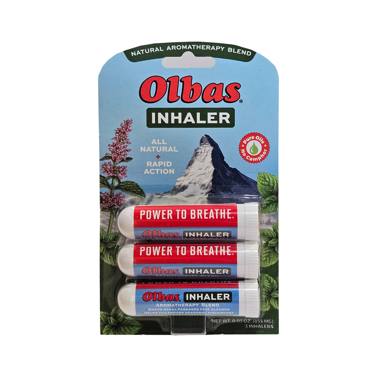 Olbas® Inhaler,0.01 oz (285mg), 3 pack