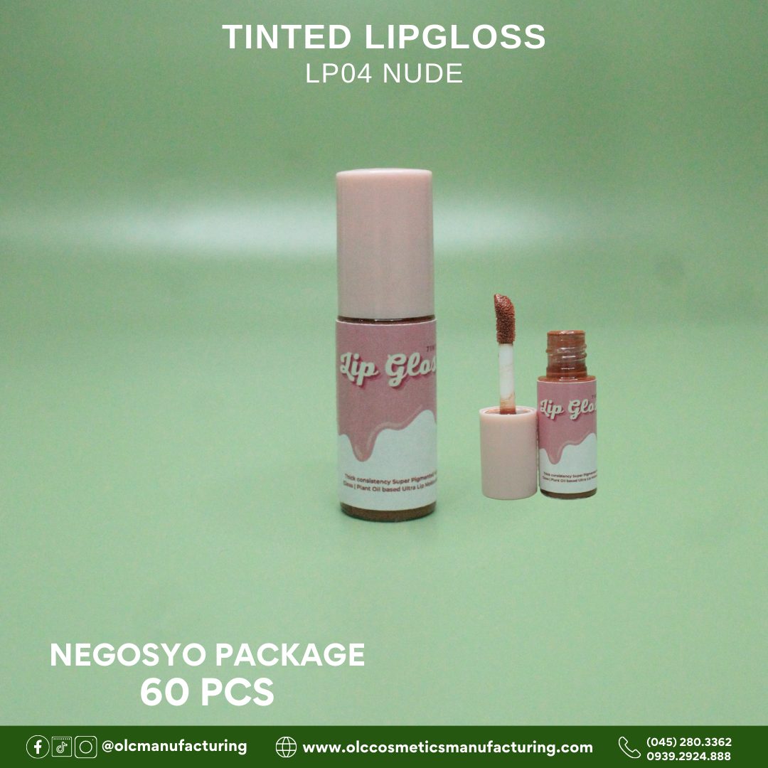 TINTED LIP GLOSS 4.5ML NEGOSYO PACKAGE OLC Cosmetics Manufacturing