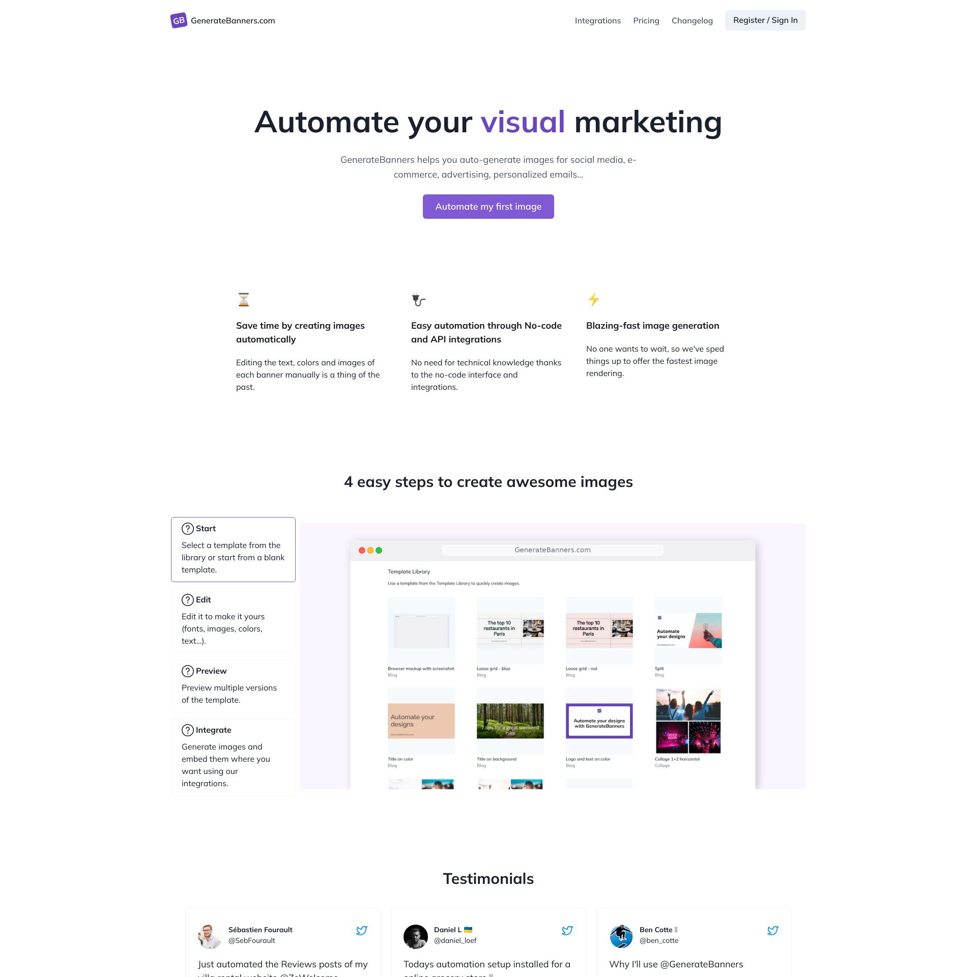 Generate Banners