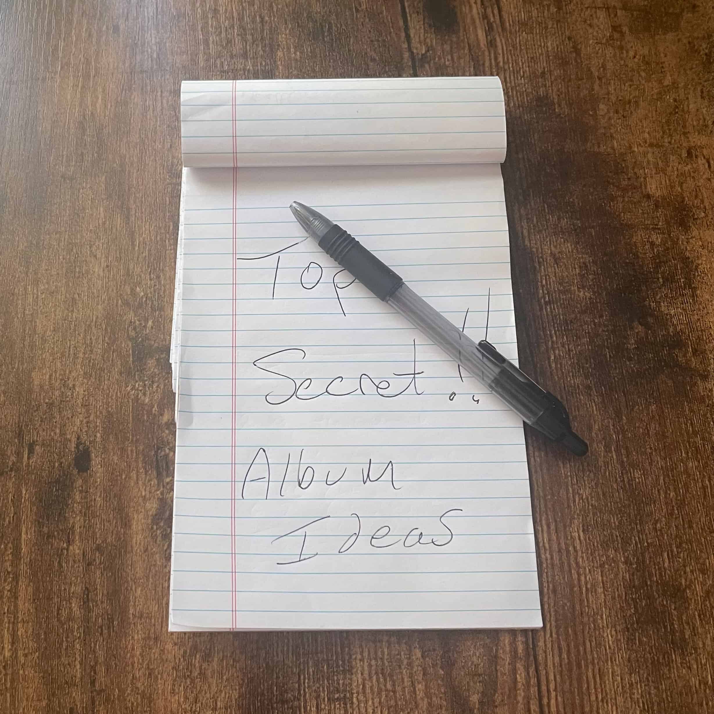 Top Secret Album Ideas