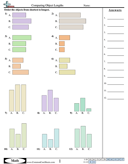measurement worksheets free commoncoresheets