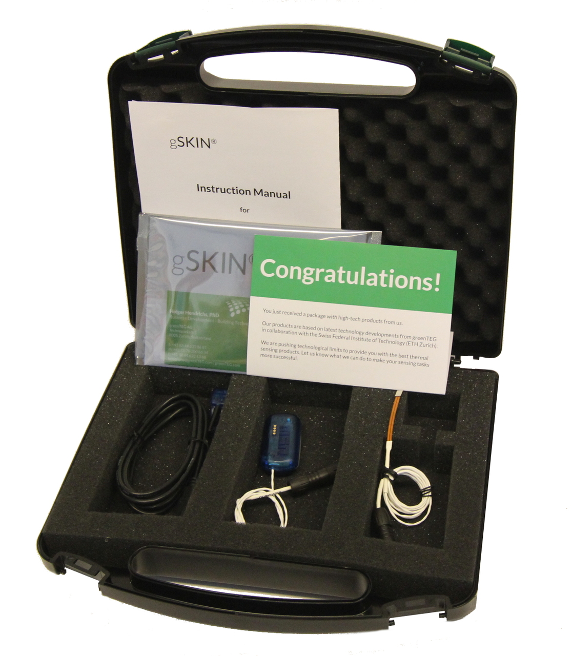 Heat flux measurement kit