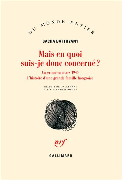 Sacha Batthyany: Mais en quoi suis-je donc concerné