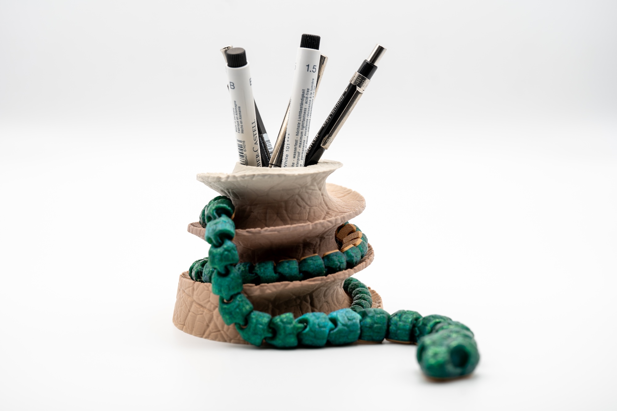 Spoolio Pot Crayon Serpent 4