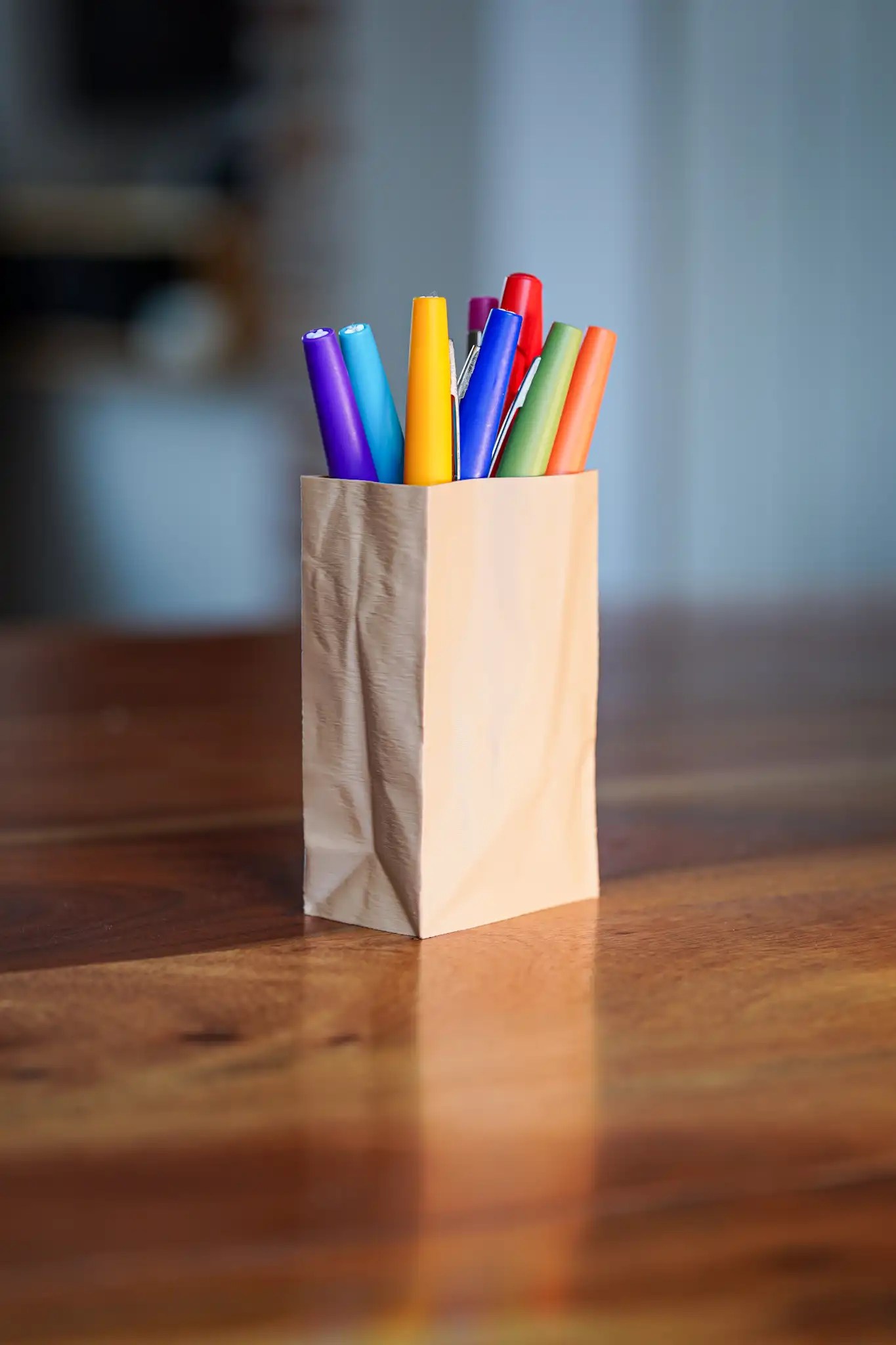 Pot à crayons effet Kraft - spoolio