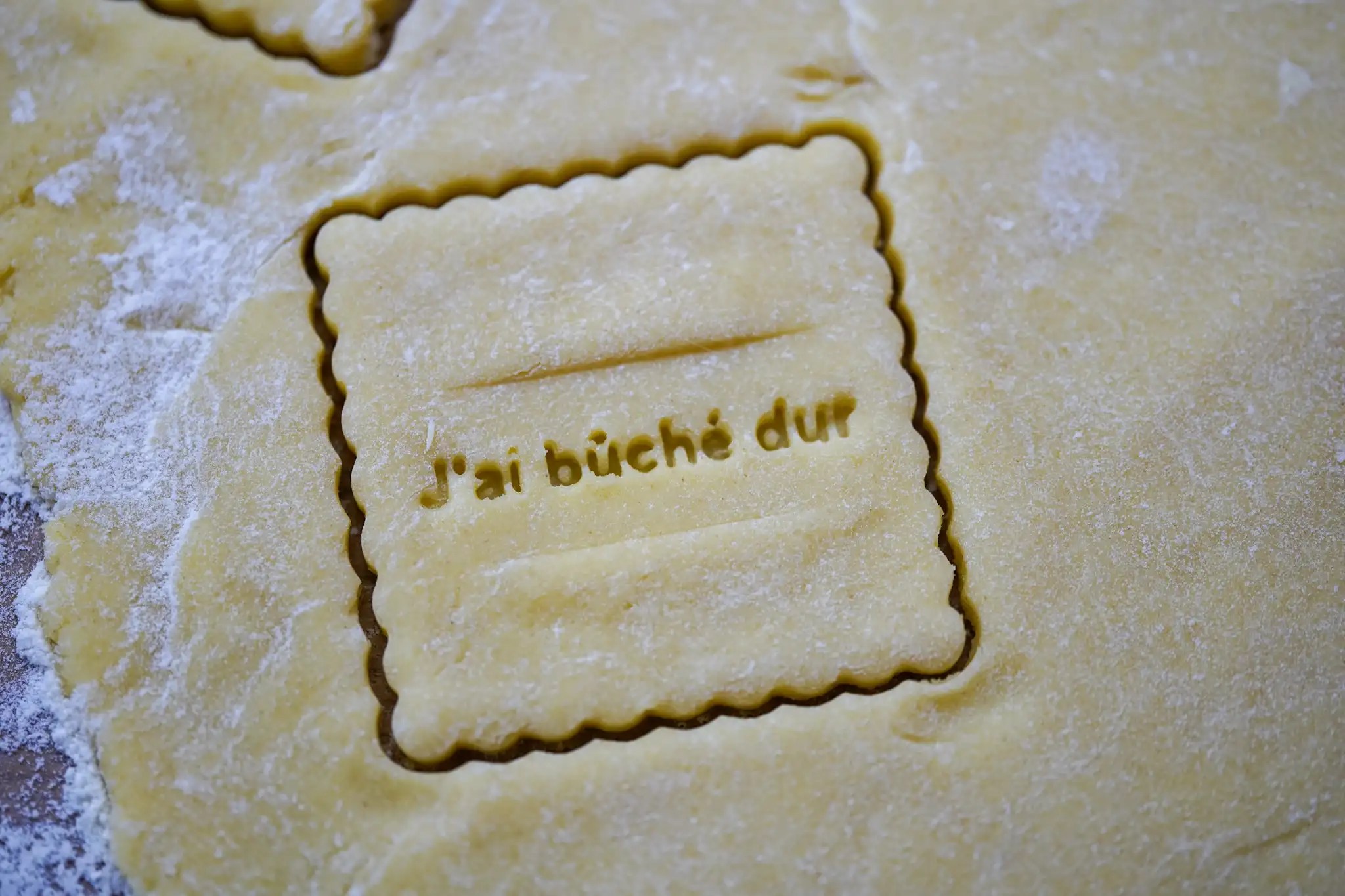 emporte pièces biscuits de Noël - j'ai bûché dur - Spoolio