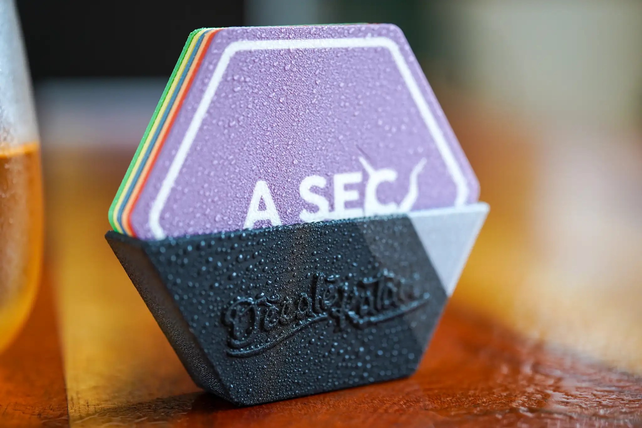 set de sous-verres collection "comment je te le met?" - spoolio