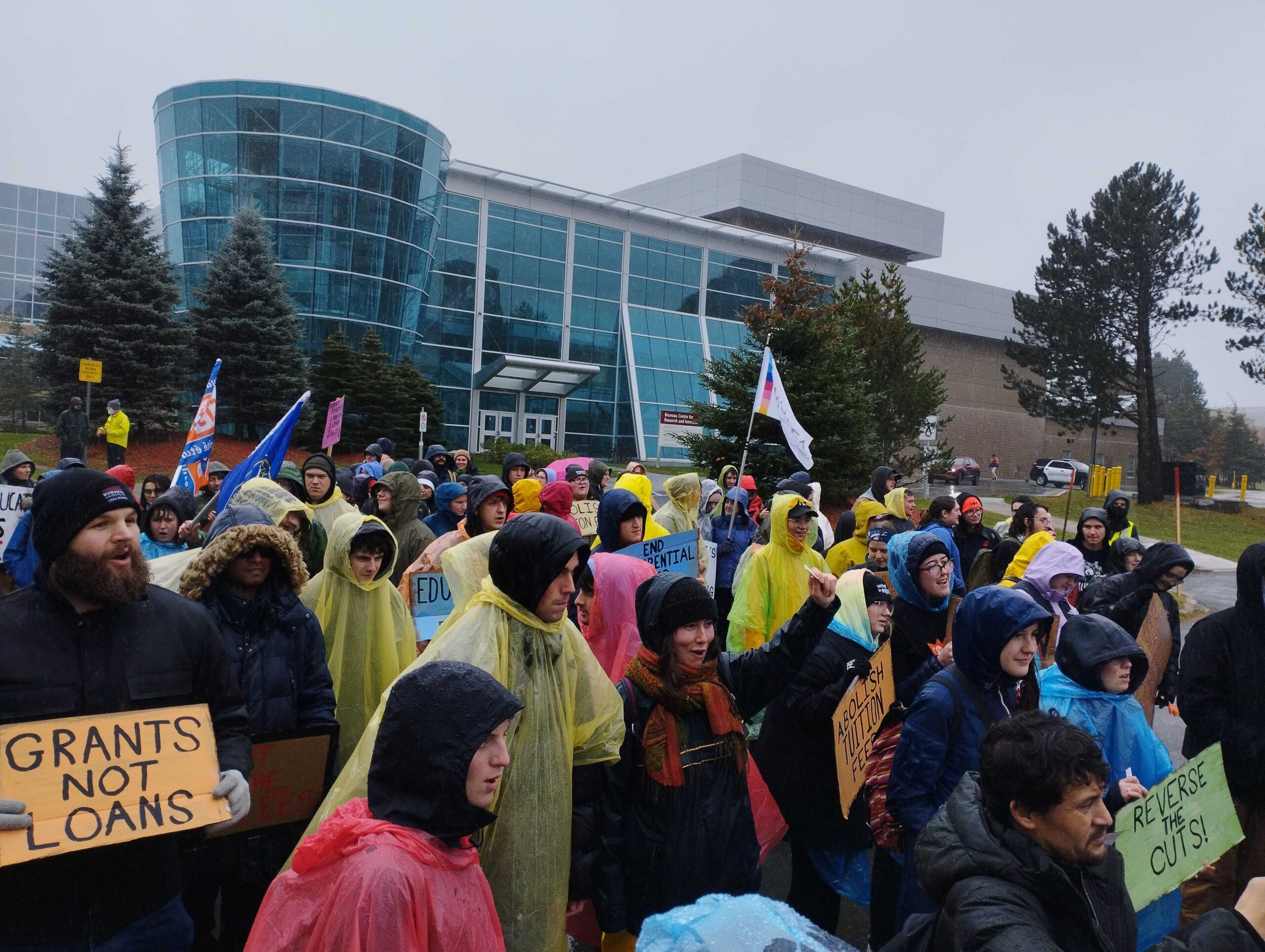 Student day of action protesters