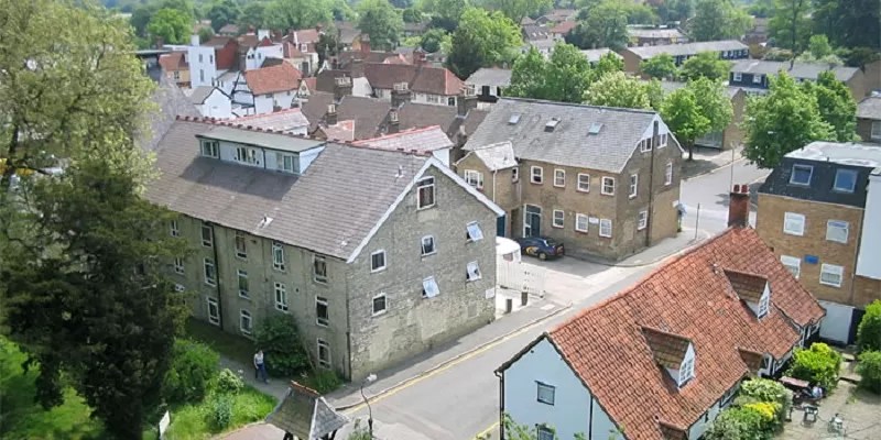 Harlow Campus Aerial View
