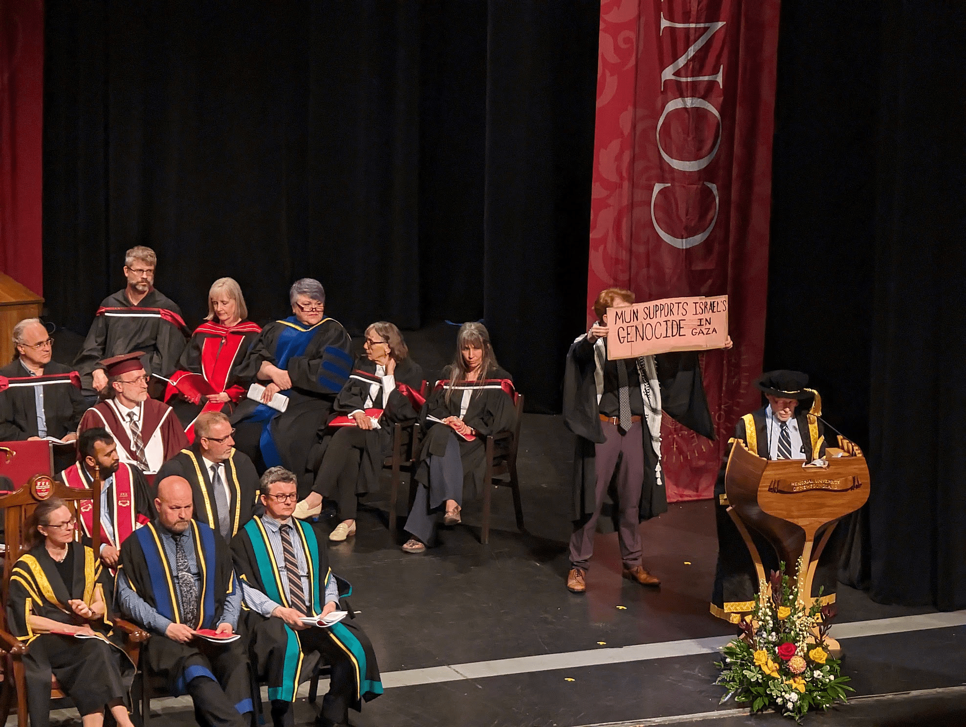 convocation protest