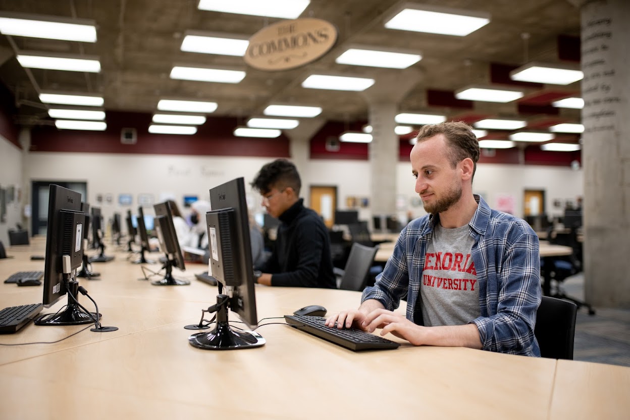 guy on computer