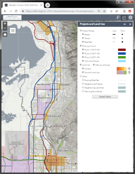 View the 2019-2050 RTP Interactive Web Map