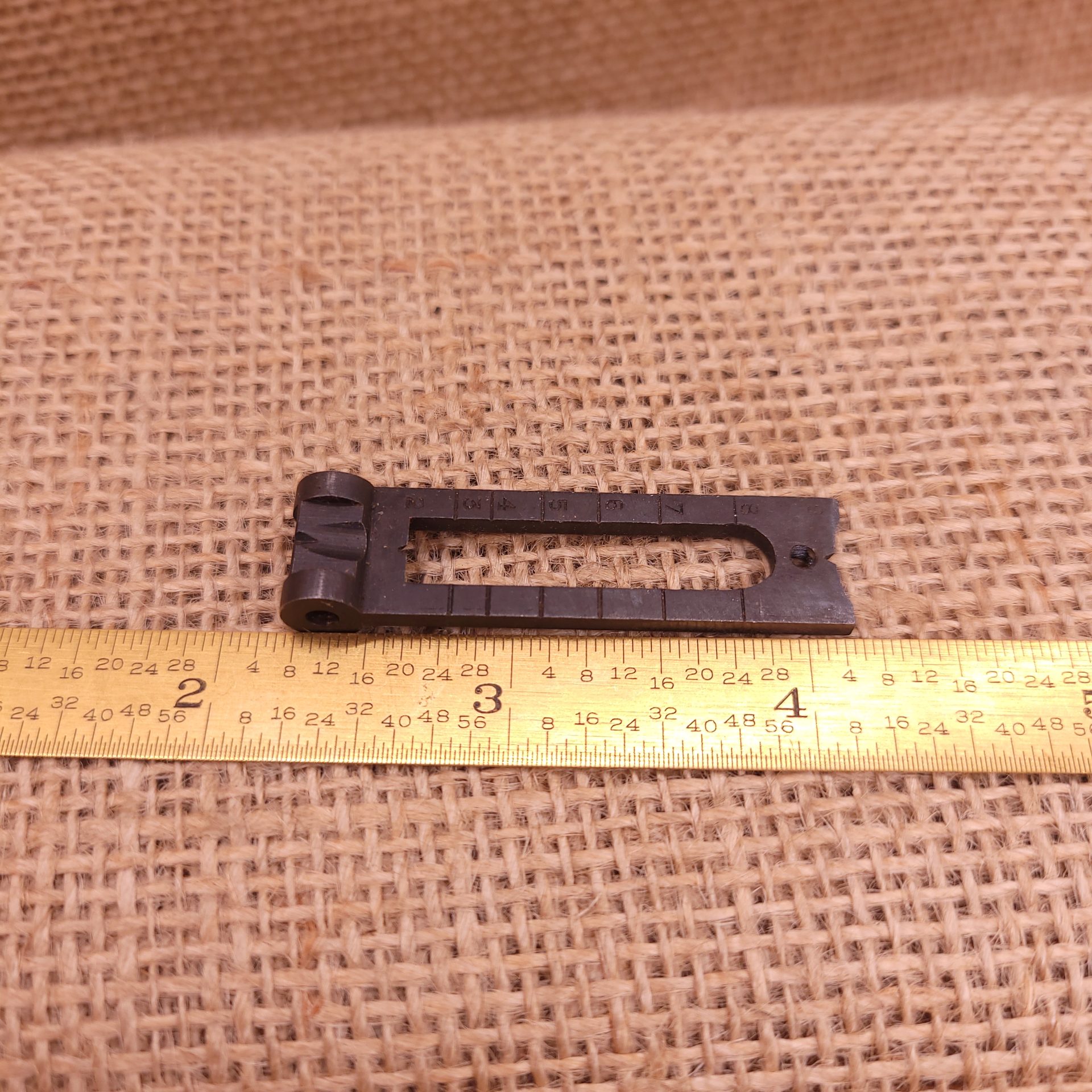 Winchester Model 1866 42B Musket Style Rear Sight Ladder | Old Arms of ...