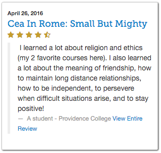 CEA Rome Review