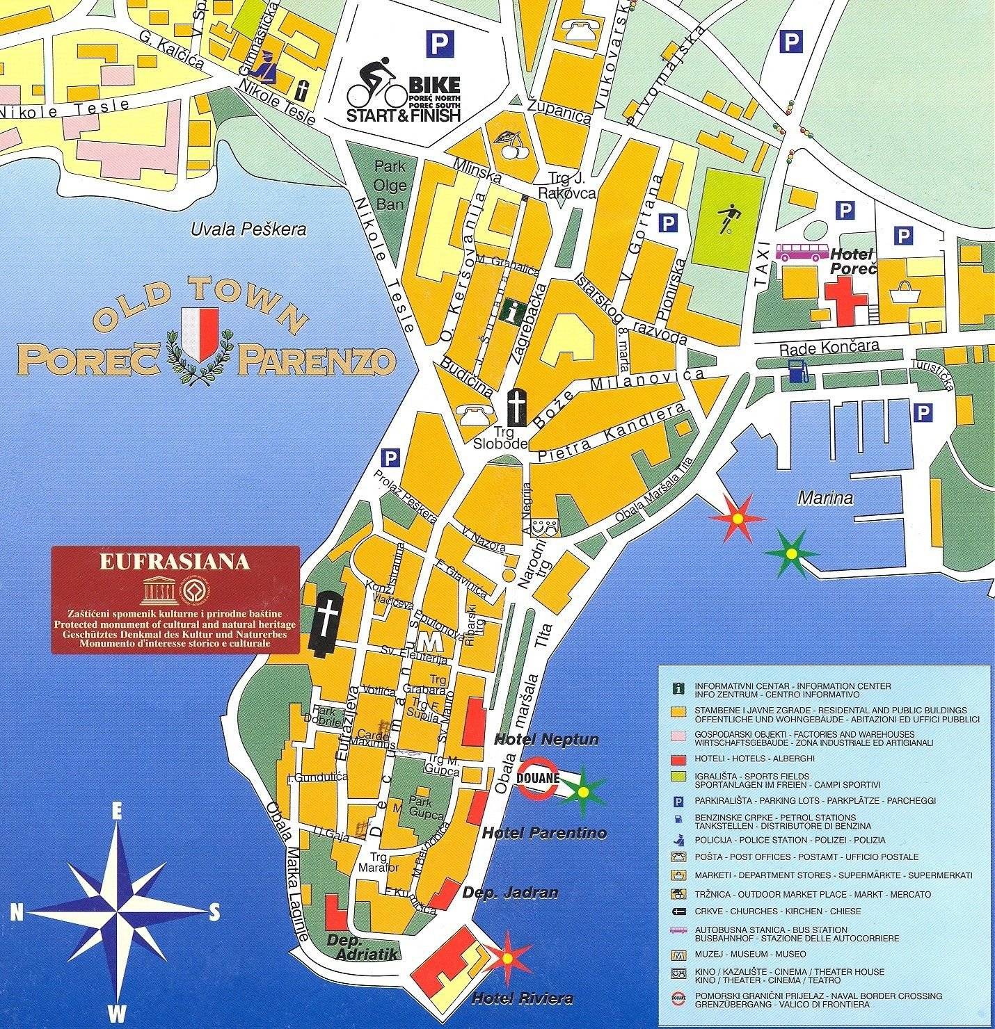 Pore Mijn Porec Map 