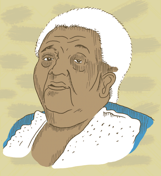 Illustrated portrait Theresa Swales Young of Leonardtown, St. Mary's County