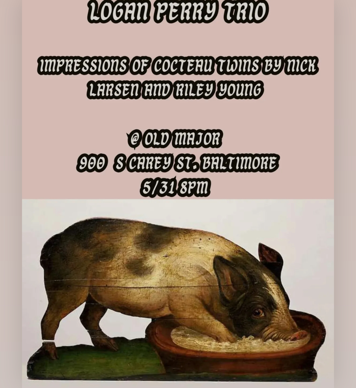 The Logan Perry Trio is performing on Saturday, May 31 with Nick Larsen and Riley Young.