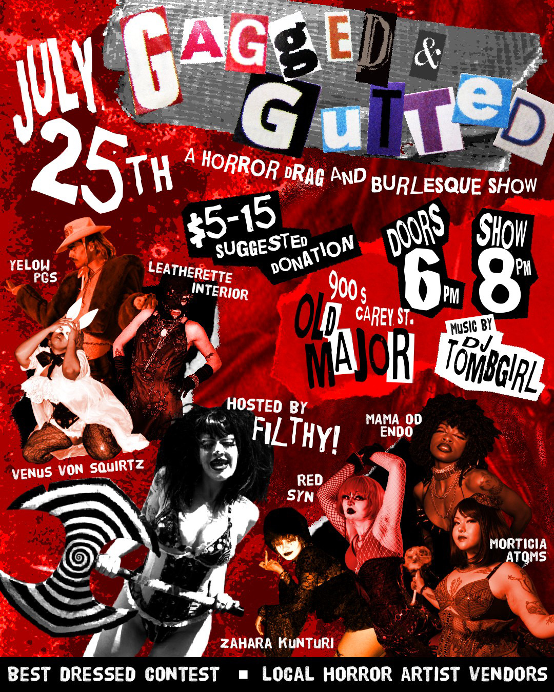 Gagged and Gutted Burlesque Show