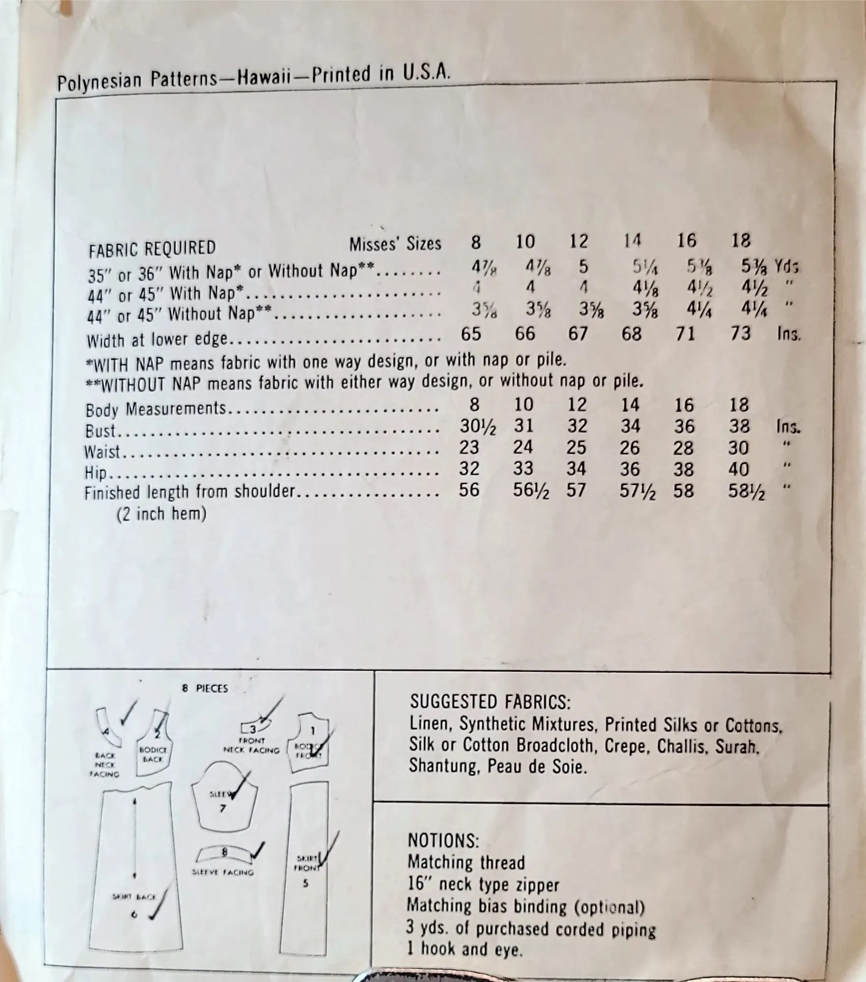 Polynesian Pattern 148 - Oldpatterns.com