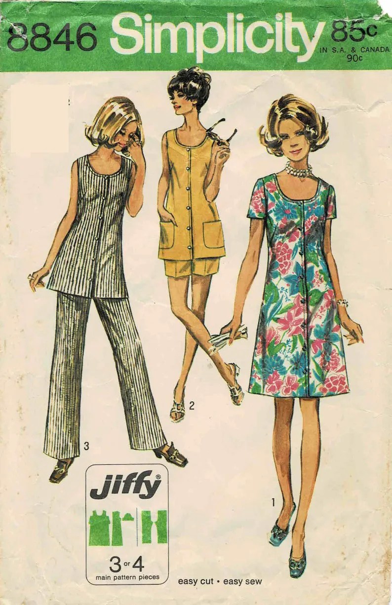 トップスパターン Simplicity 8846 - Oldpatterns.com