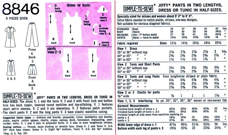 Simplicity 8846 - Oldpatterns.com