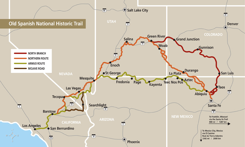 Old Spanish Trail Association OSTA Map KNsmall 