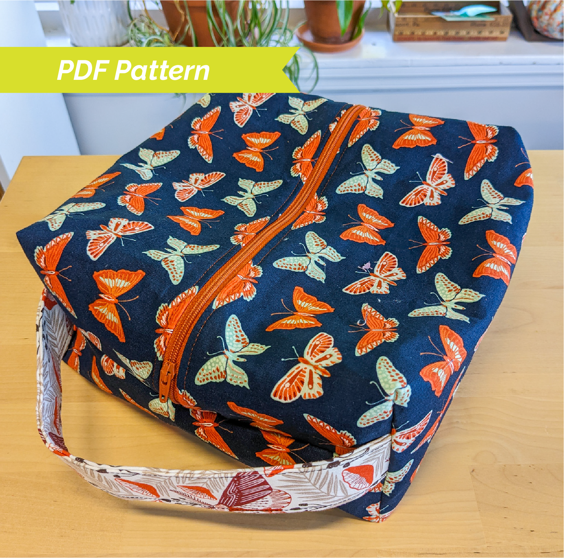 Boxy Zipper Pouch PDF Pattern Old Spool Sewing Studio Brielle NJ