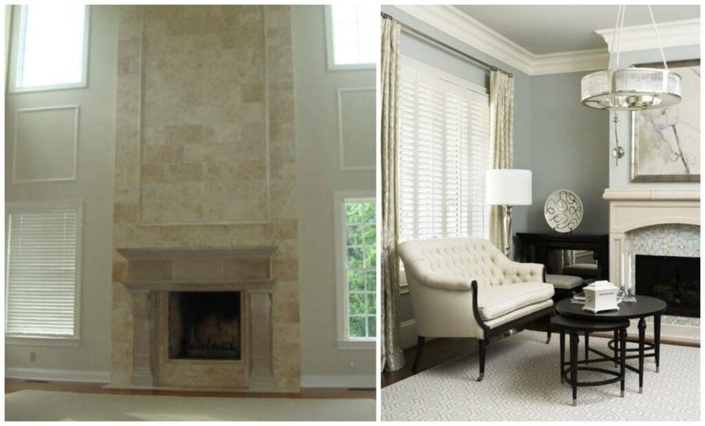 How To Reface A Stone Fireplace