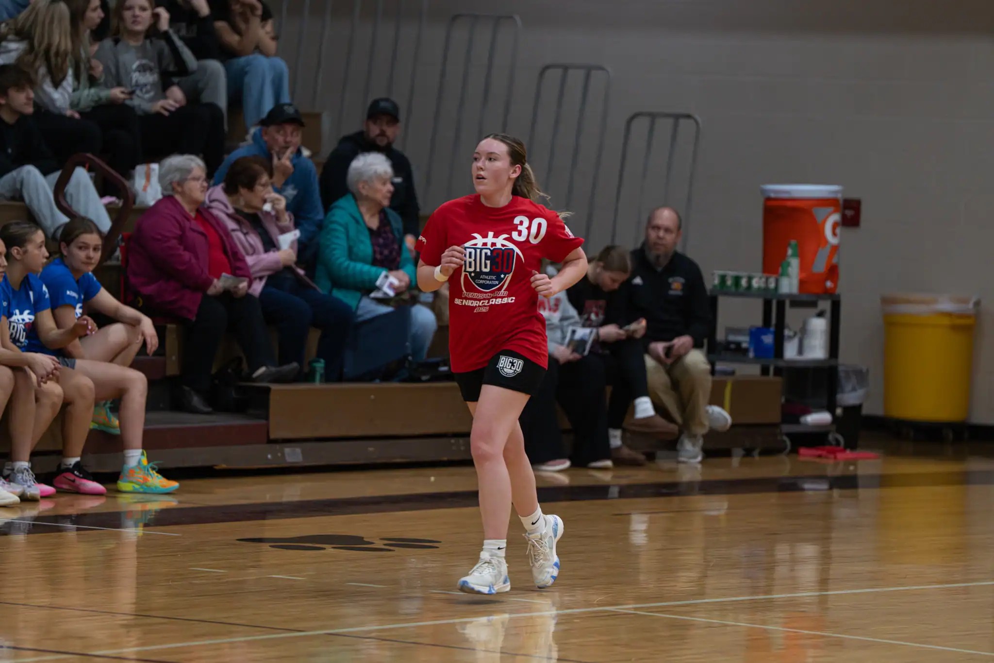 Otto-Eldred's Lexi Prince representing the Lady Terrors at the tenth annual Big 30 Senior Classic. | Photo by Hunter O. Lyle
