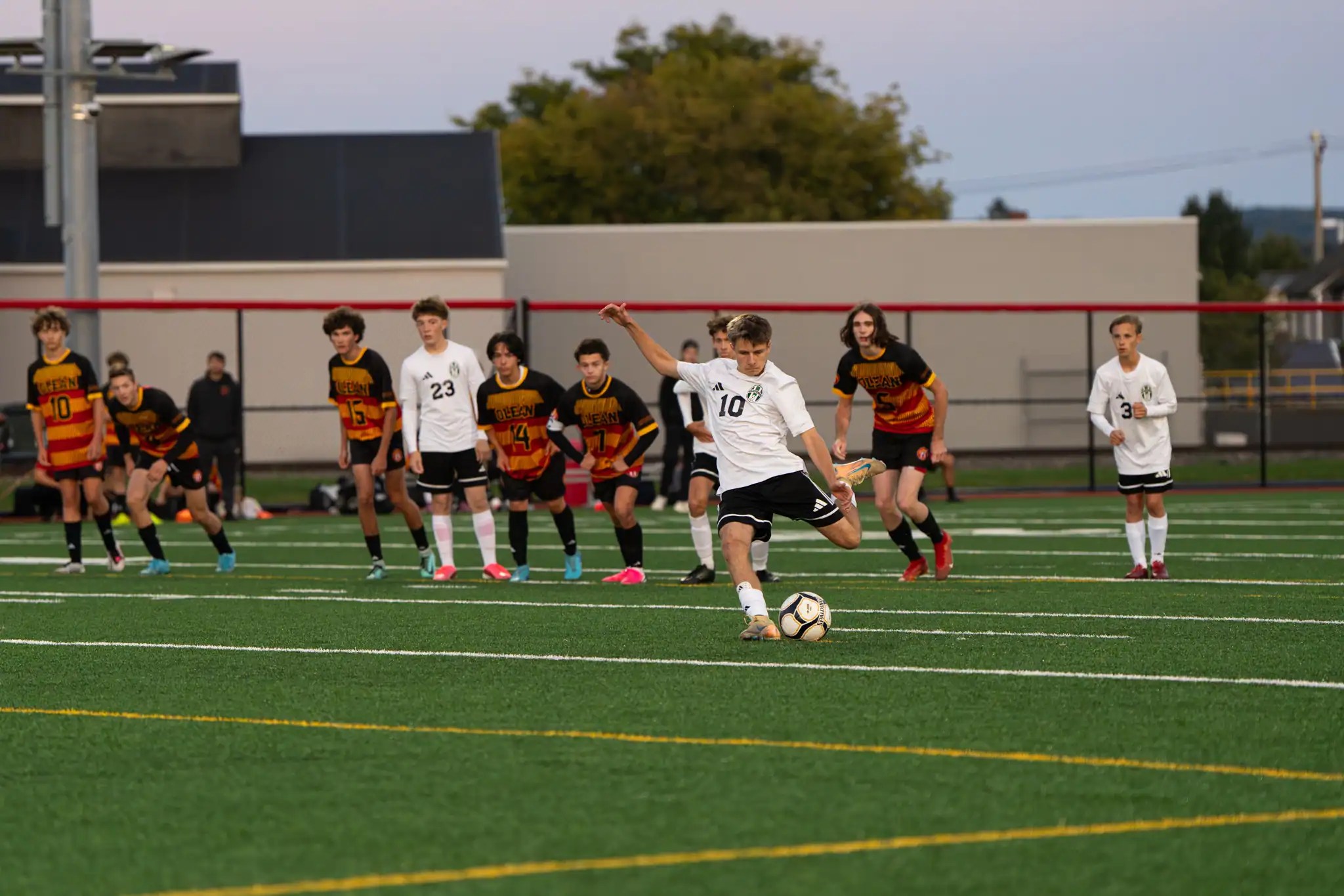 The Allegany-Limestone boy's soccer team kept their position leading the CCAA Division I standings with a win over Dunkirk on Saturday. | File photo by Hunter O. Lyle