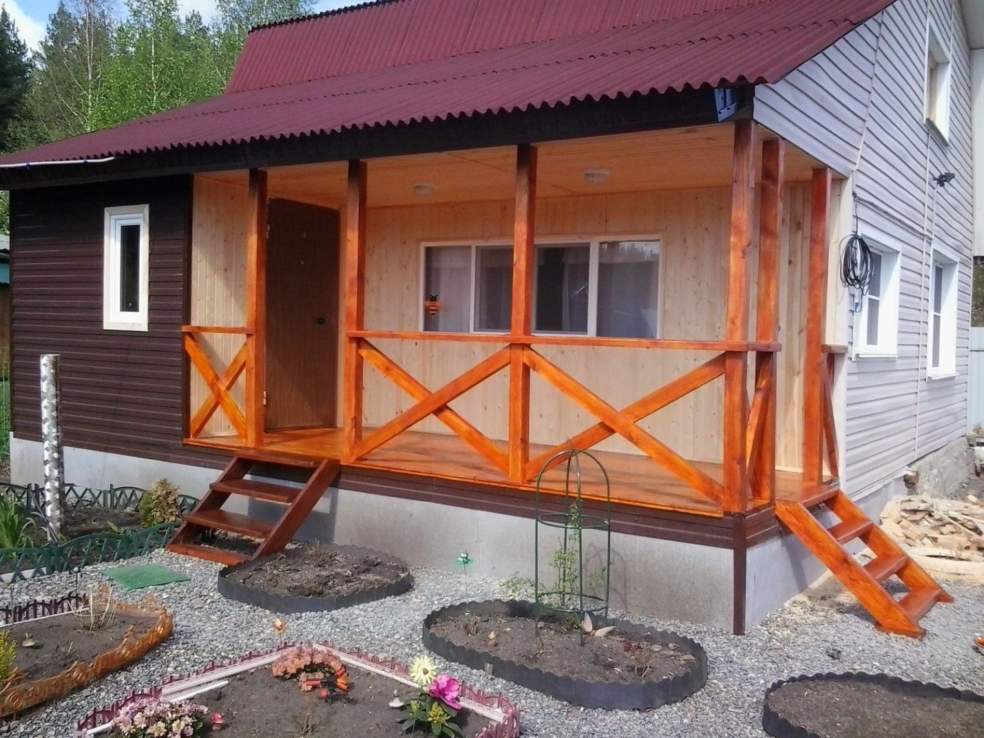 Крыльцо из пластиковых труб. От царевича до портного: крыльцо для частного дома (фото, фен-шуй советы и секреты строителей). Из натурального камня