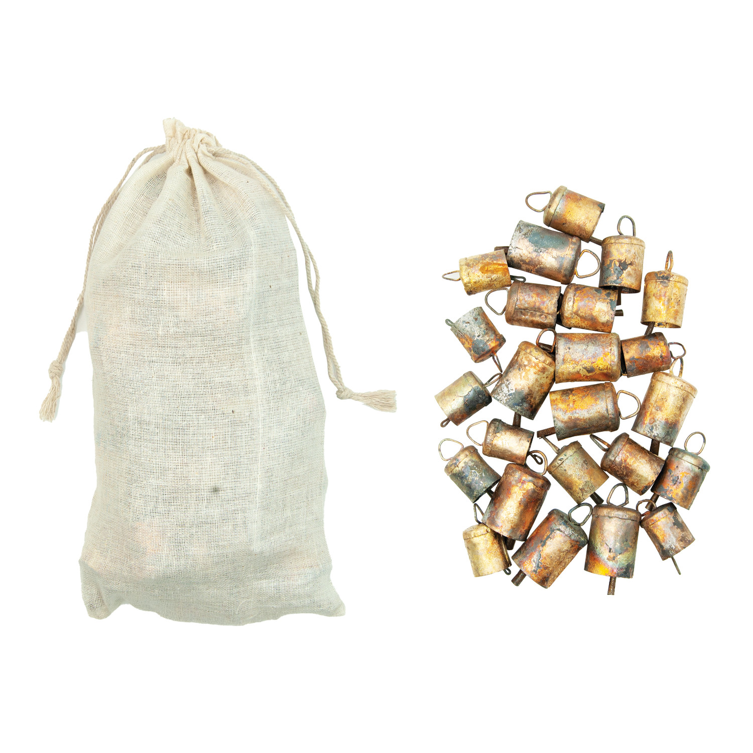 Gold Bells - Set of 24