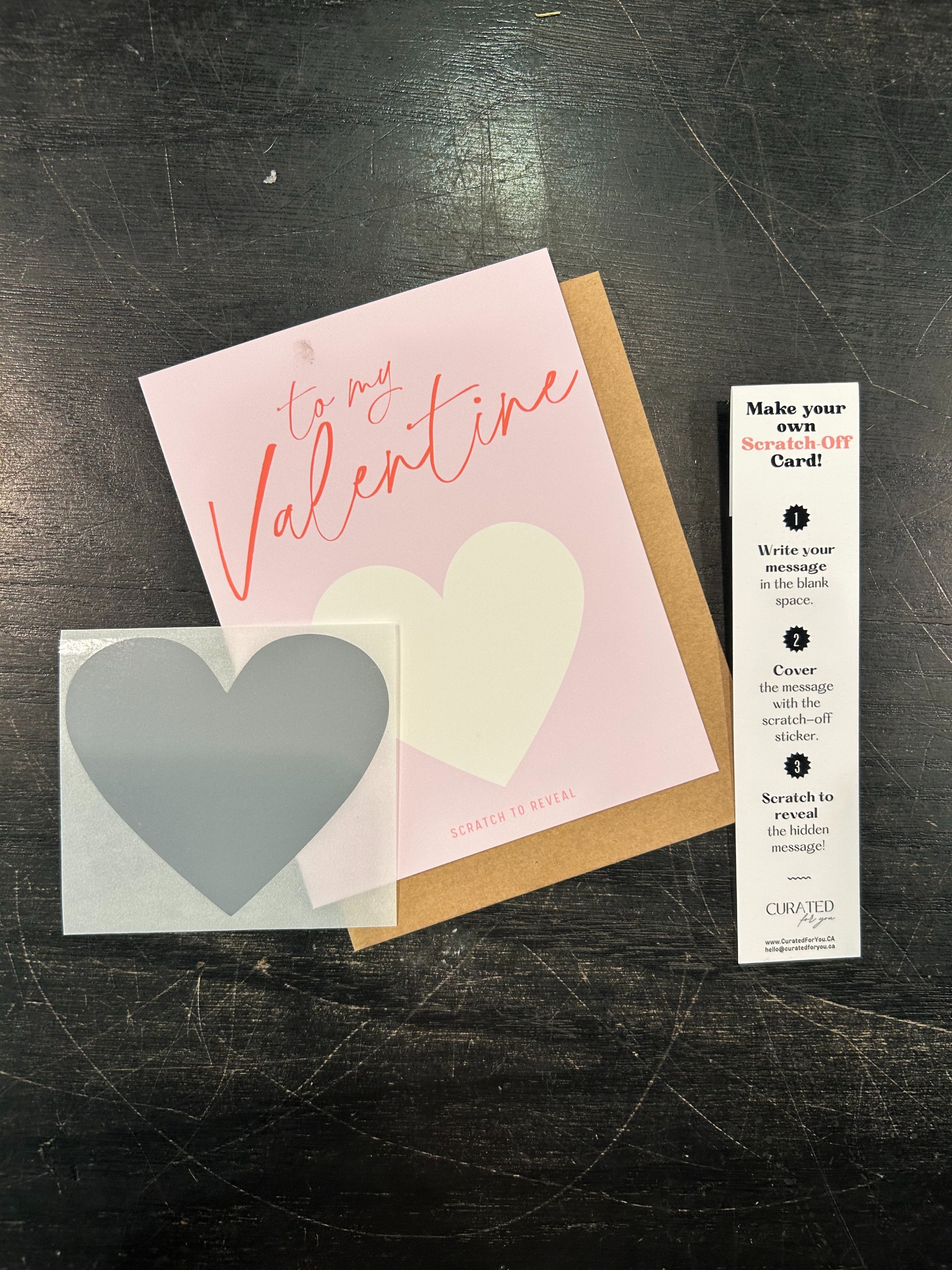 Valentine's Day Scratcher Card