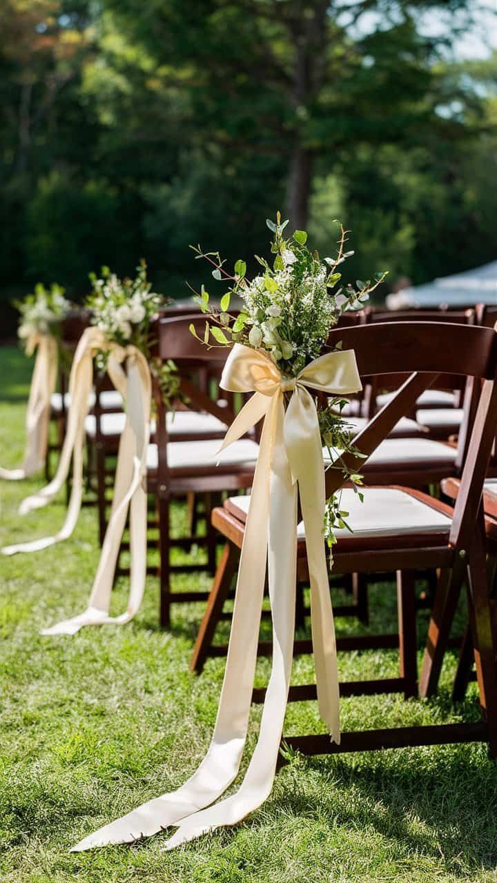 Ceremony Chair Aisle Markers